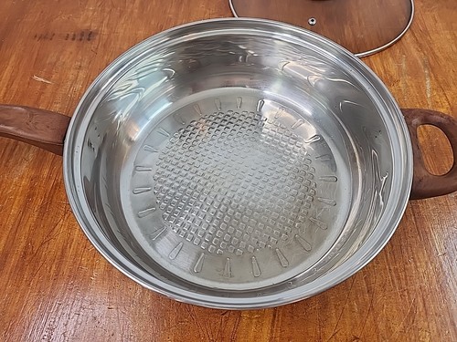 Schweiz Imperial Pfanne Kochgeschirr 9,5" Kapsel Induktion 18/10 Edelstahl - Bild 2 von 15