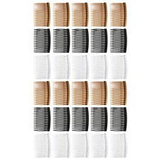  30Pcs Hair Clip Insert Comb: Small Side Clips - 14 Teeth Plastic Combs for