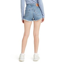 LEVI'S WOMEN'S 501 ORIGINAL SHORTS SIZE 32 - JAZZ SOLO/MEDIUM INDIGO