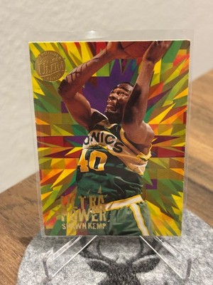 SHAWN KEMP 95/96 Ultra Power # 4    INSERT    Seattle SuperSonics