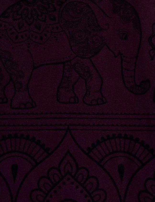 Leggings LuLaRoe OS Talla Única Unicornio Ciruela Púrpura ELEFANTE Animal Diversión Zen MANDALA Foto 2 de 4