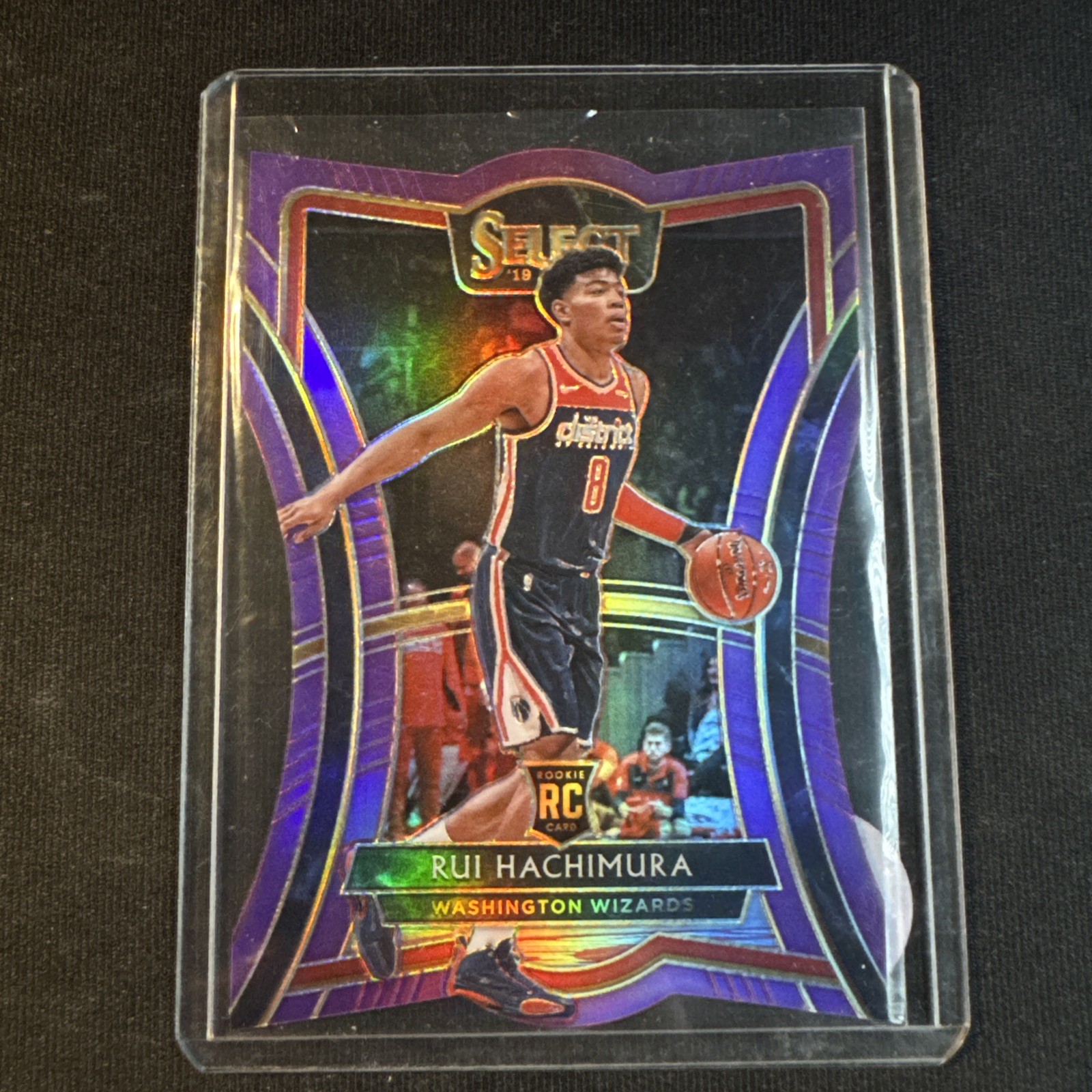 2019 Panini Select Premier Level Purple Prizm /99 Rui Hachimura #187 Rookie RC