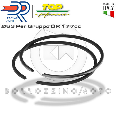 Segmentos Pistón Piaggio Vespa PX 125 – Originales, Diámetro 52.5mm, Italia, Juego Completo