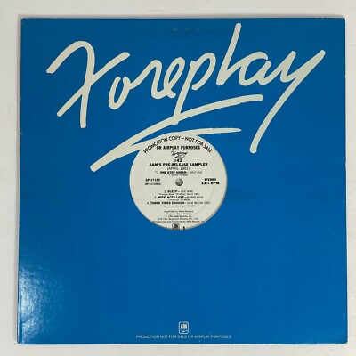 Foreplay #42 A&M Records Pre-Release Sampler April 1981 Vinyl, LP Split Enz