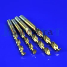 (5) 1-3.2mm DIY Titanium Coat HSS Drill Bit Hole Saw Power Tools For Metal Wood