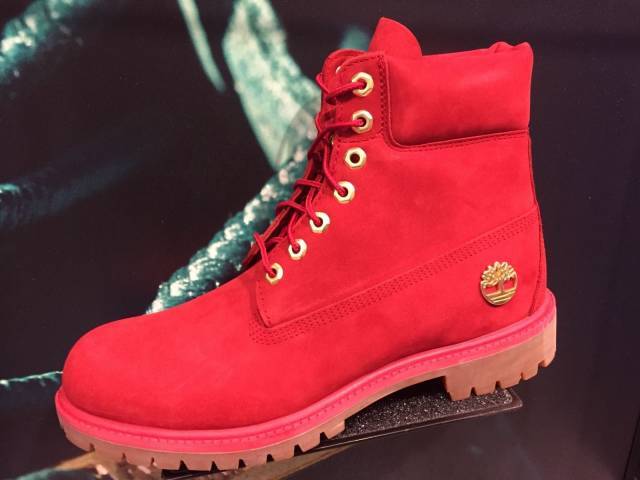 ruby red timberlands