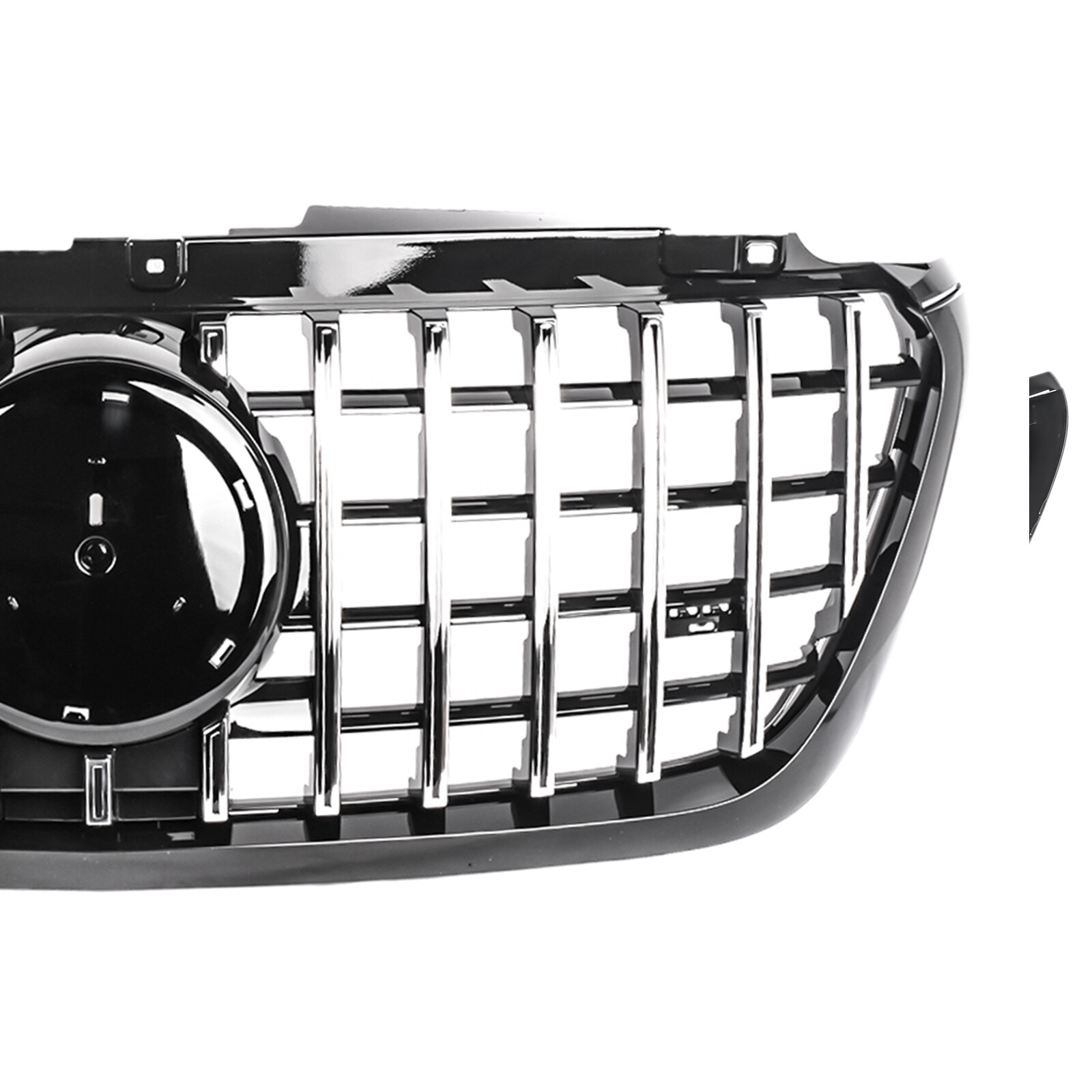 Kühlergrill Mercedes Vito W447 GCP Kühlergrill Für Mercedes Vito W447 Facelift – Panamericana-Design, Hochglanz Schwarz Hochglanz Schwarz Grill