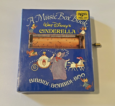 Walt Disney's Cinderella Bibbidi Bobbidi Boo A Music Box Book Random House NIP