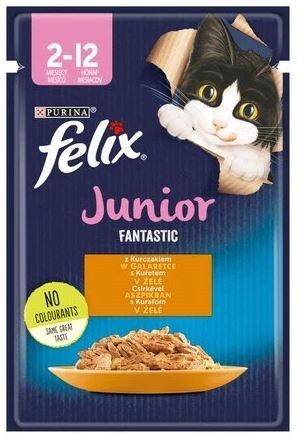 7613039786598 Felix Fanstastic Junior - Nourriture humide pour chats - 85 g PURINA NEST - Photo 1/1