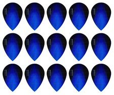 5 New Sets Harrows Sonic Pear Dart Flights Ships w/ Tracking - Blue