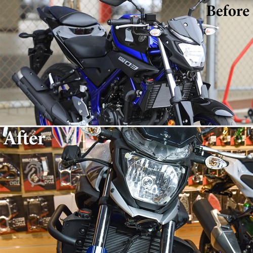 Soporte de soporte de pico de carenado de faros delanteros superiores para Yamaha MT 03 MT03 2015-2019 - Imagen 9 de 77