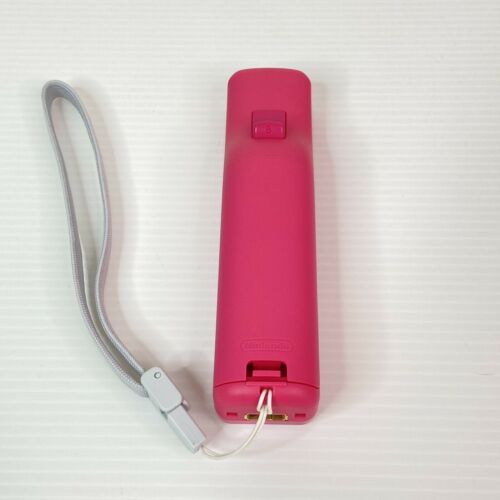 Like New Genuine Nintendo Wii U / Wii Motion Plus Pink Controller Remote Wiimote - Picture 2 of 2