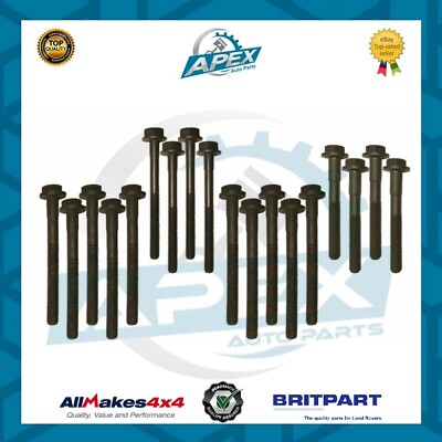 CYLINDER HEAD BOLT SET FOR LR DEFENDER & DISCOVERY 1 300TDI- ERR1939/ETC8808/ 10
