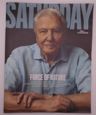 The Guardian Samstag Magazin 3. Mai 2025 David Attenborough + Fest