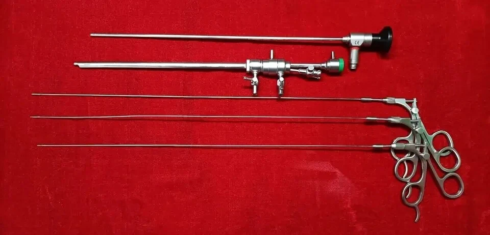 Juego de funda operativa para histeroscopia laparoscópica pinzas 5 fr e histeroscopio 2,9 mm Foto 2 de 4