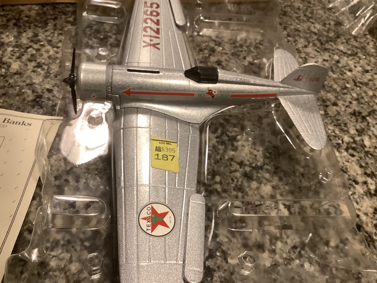 Avion Miniature Ertl Northrop Gamma Texaco 1932 Diecast 34cm D'envergure