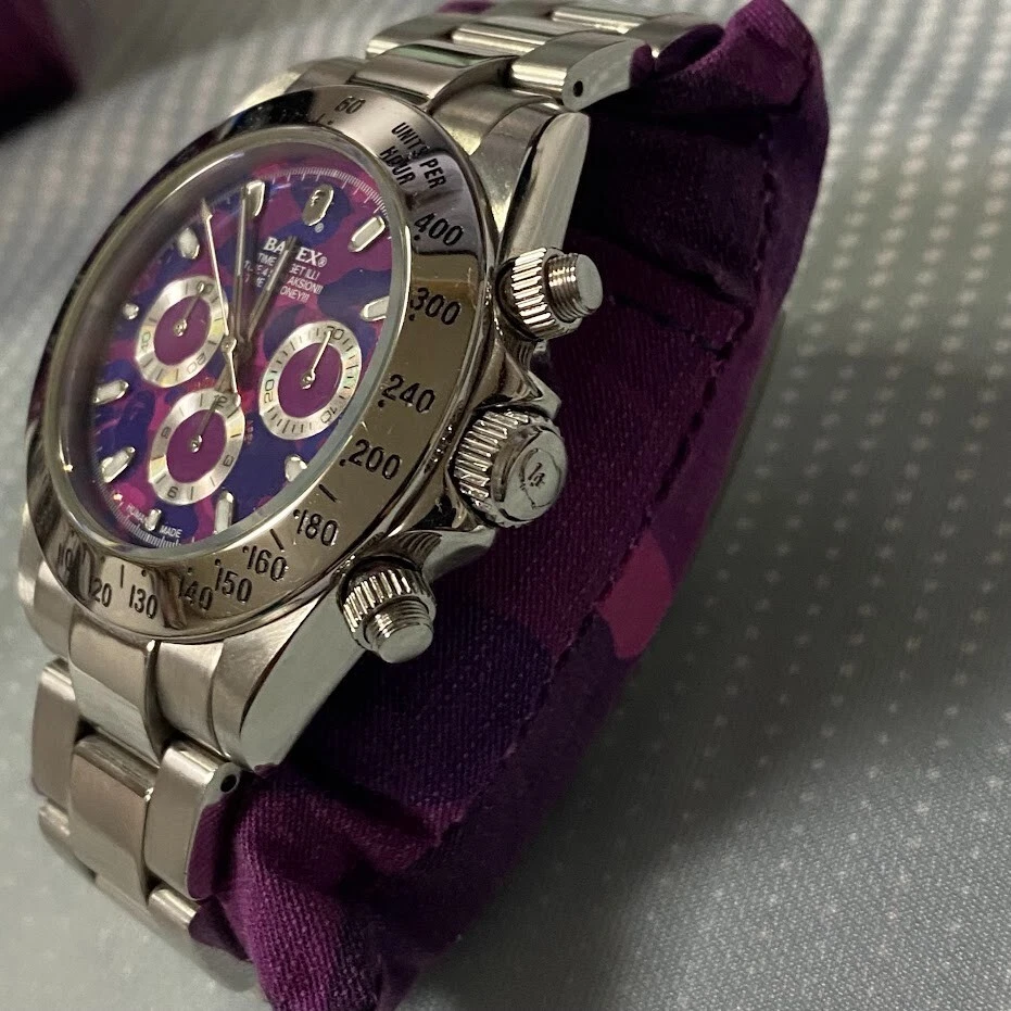 Bape rolex purple Clearance