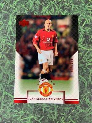 Juan Sebastian Veron 2002 Upper Deck Manchester United #4 /500 | eBay