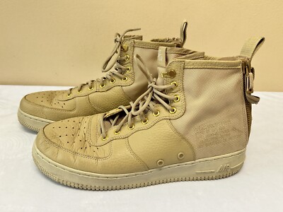 Size 12 Nike Air Force SF Mid Mushroom 917753-200