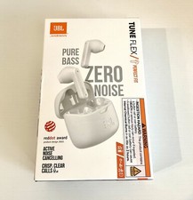 JBL Zero Noise Tune Flex Earbuds, White