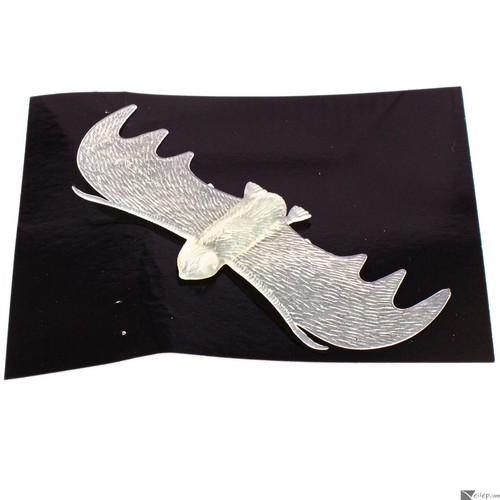 Bats Flying Creepy Creatures 5" Decoration Prop, 4 CT, Glow-in-the-Dark - Picture 3 of 4
