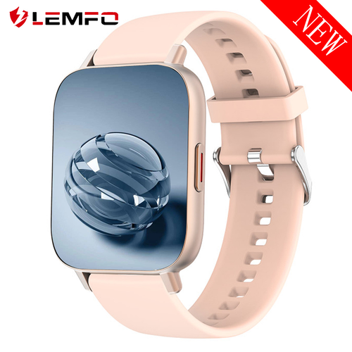 Para mujer Reloj inteligente Bluetooth llamada la presión arterial monitor  de oxígeno marca de frecuencia cardíaca | eBay