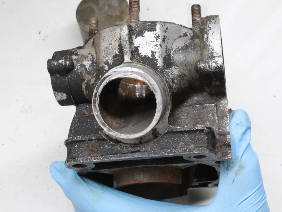 Jarra de cilindro Yamaha YZ125 YZ 125 1984 83-84 para reparación 56,79 mm 39 W-11311-00-00 Foto 3 de 4