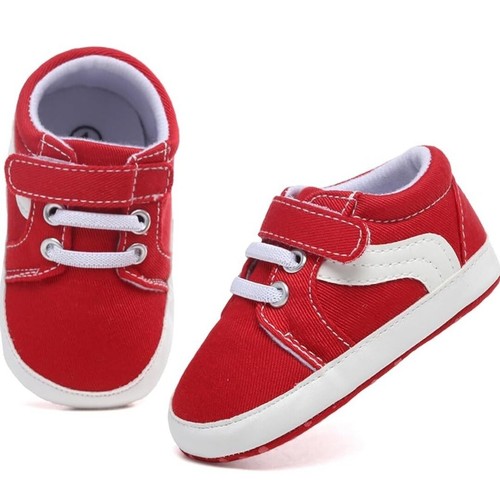 Unisex baby sneakers, 12-18 months, color red. - Picture 7 of 11