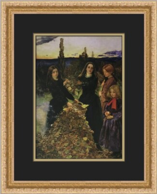 Sir John Everett Millias Autumn Leaves Custom Framed Print