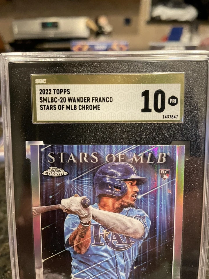 2022 Topps Wander Franco Stars Of MLB SGC 10 Gold Label Pristine !! POP 1 !! - Image 3 of 3