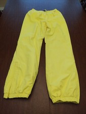Vintage Obermeyer Snow Ski Pants Neon Yellow Retro 80s Ladies Size 10 Gore Tex