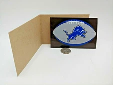 NFL Detroit Lions Prismatic Sticker Vending Machine Glossy A1