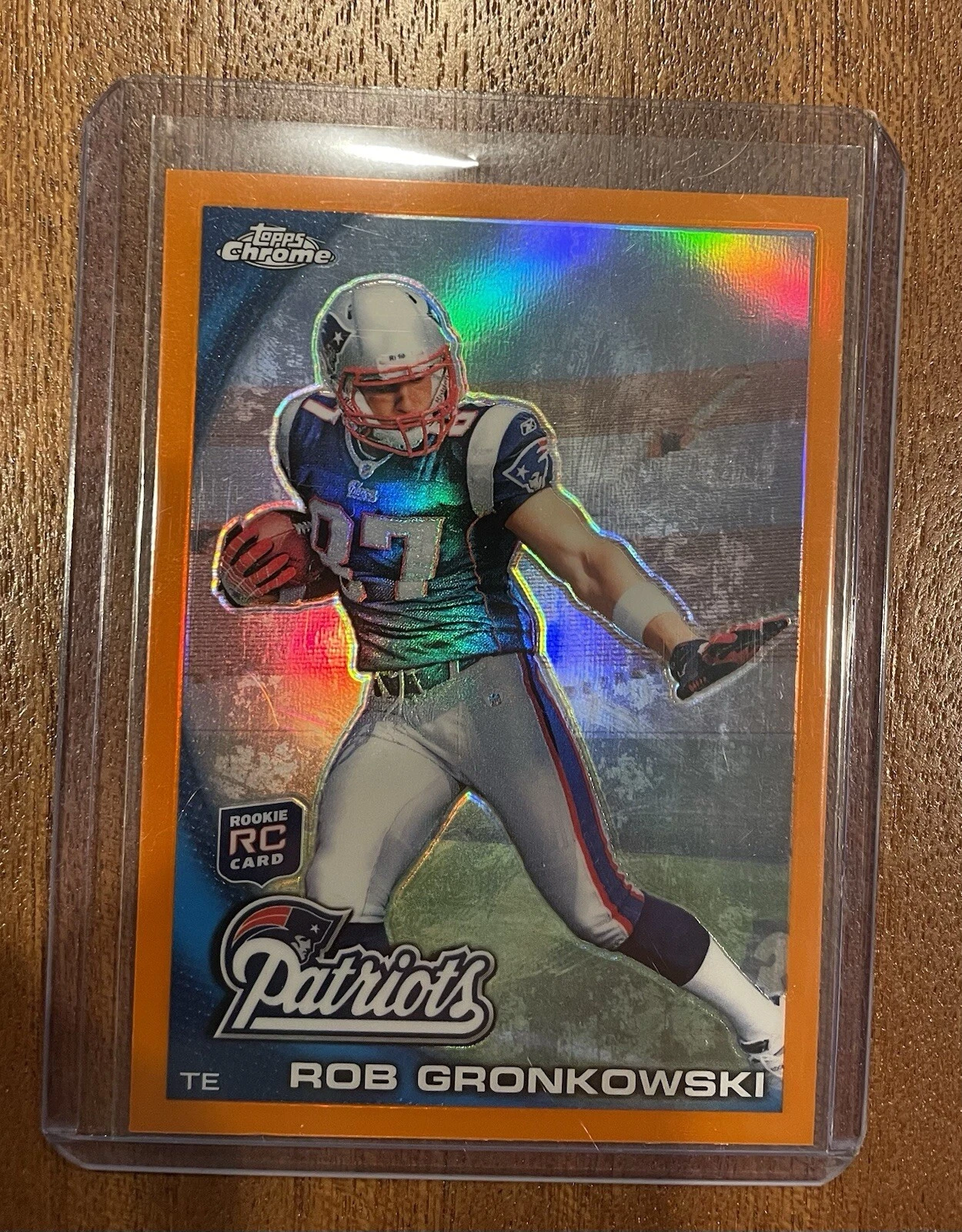 2010 Topps Chrome -  Orange & Silver Refractor #C112 Rob Gronkowski (RC)