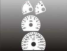 White Face Gauges For 1995-1999 Dodge Neon Tach White Face Gauges For 1995-1999 Dodge Neon Tach