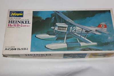 HASEGAWA 1:72 HEINKEL HE 51B-2/A-1 SCHWIMMFLUGZEUG 