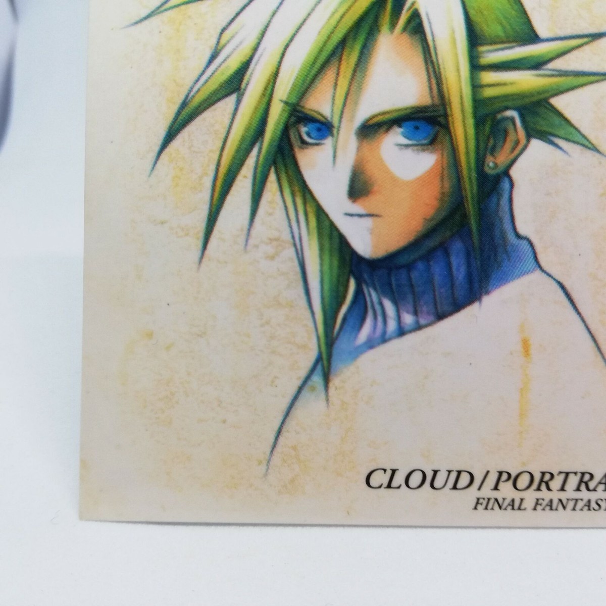 127 Cloud Portrait Final Fantasy Ⅶ Art Museum card JAPAN