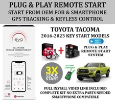 EVO-START Smart Phone Plug & Play Remote Start 2016-2023 TOYOTA TACOMA