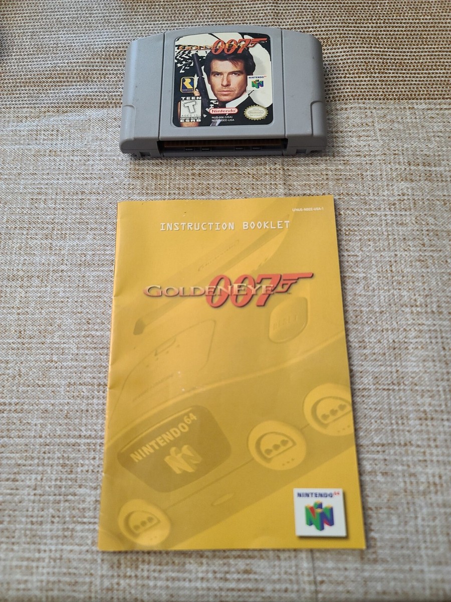 Goldeneye 007 for Nintendo 64 / N64 W/manual Authhentic TESTED | eBay