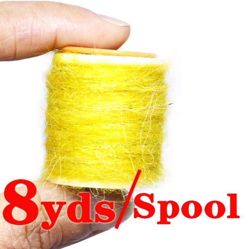 Spools Fly Tying Dirty Bug Yarn Mottled Dubbing Thread Nymph Scud Bug DIY Set - Picture 8 of 14