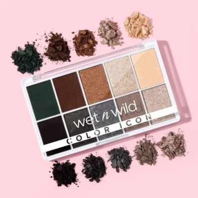 Wet n Wild Color Icon 10-Pan Eyeshadow Makeup Palette -Lights Off