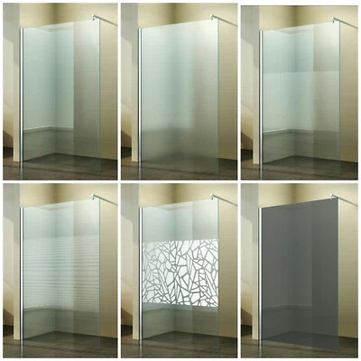 FISCHER UND ADAMEK Walk In Duschabtrennung Duschtrennwand Duschwand Glas Seitenwand 10mm NANO