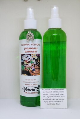 LOCION DE JUGADORES CON FEROMONAS AMULETO Y ORACION GRATIS / GAMBLERS LUCK OIL