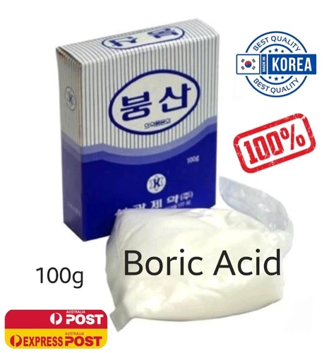 100g Boric A Powder High Purity  DIY Ant Cockroaches KILLER - Picture 1 of 3