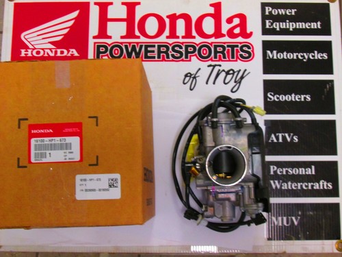 NUEVO CARBURADOR ORIGINAL HONDA FABRICANTE DE EQUIPOS ORIGINALES 2004-2005 TRX450R 16100-HP1-673 * - Imagen 2 de 5