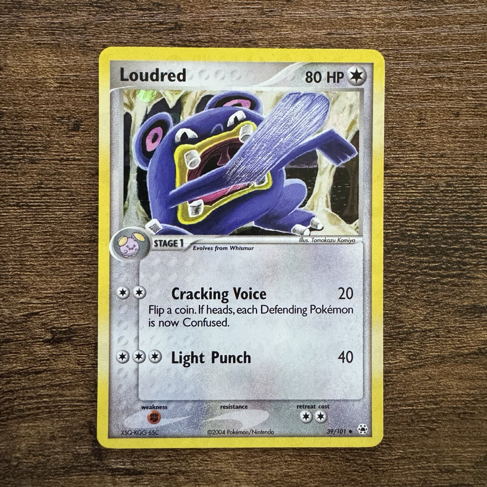 Loudred 39/101 Uncommon Reverse Holo Pokemon Card EX Hidden Legends - Near Mint