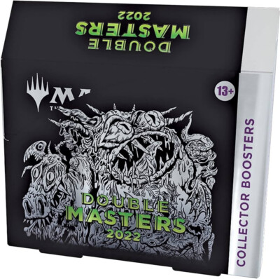 MTG DOUBLE MASTERS 2022 COLLECTOR BOOSTER BOX FACTORY SEALED 4 packs Magic ENG