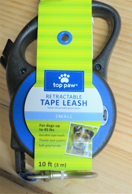 top paw retractable tape leash