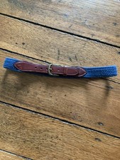 GAP Kids Navy Blue Strechy Braided Belt Fits 8-10M Years Buckle