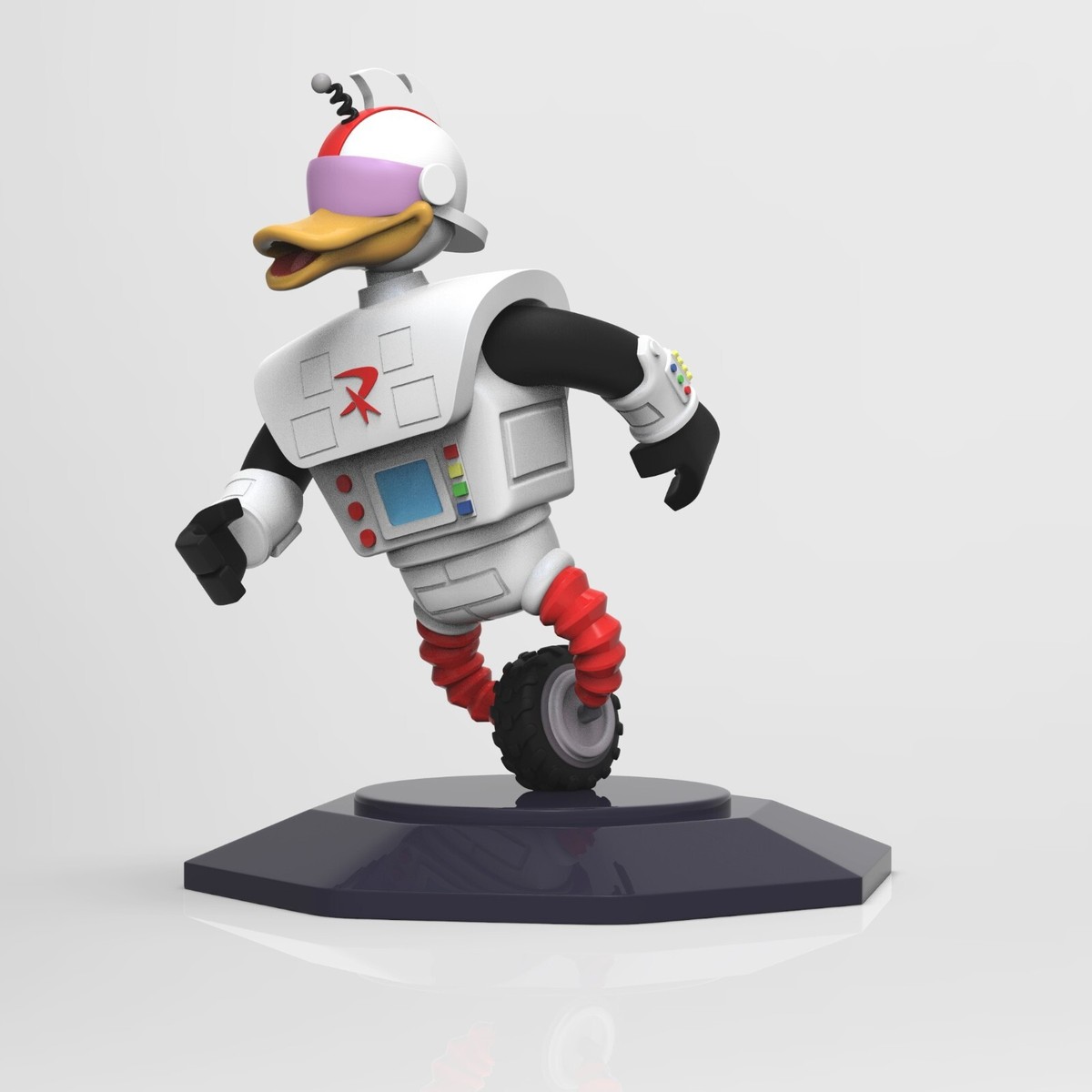 UNPAINTED Gizmoduck Duck Tales Darkwing 3D Printed Model Kit 8