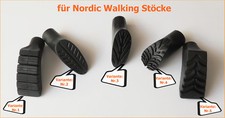 12 & 20 Stein Aspahltpads Gummipuffer Pads Nordic Walking Teleskop Stöcke (30-7)